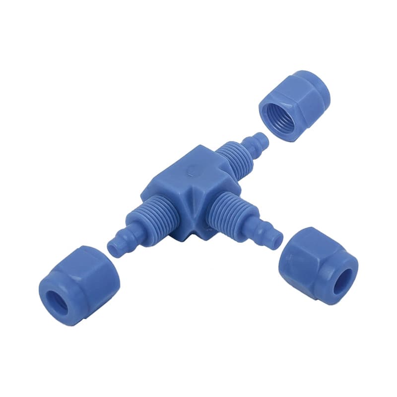 Фитинг пластиковый компрессионный T-образный FCK — фото 2