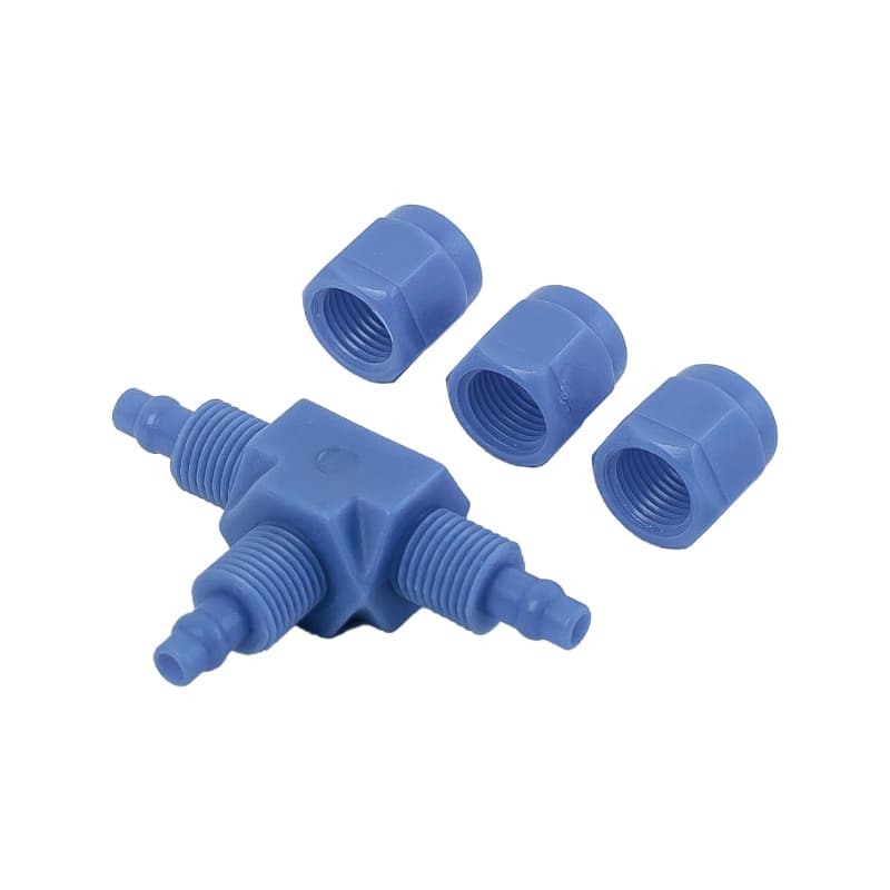 Фитинг пластиковый компрессионный T-образный FCK — фото 3