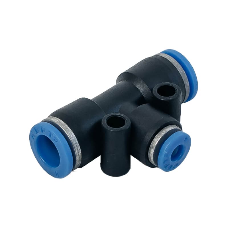 Фитинг пластиковый цанговый переходной T-образный PUT — фото 1