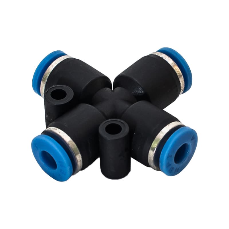 Фитинг пластиковый цанговый X-образный PZA — фото 3