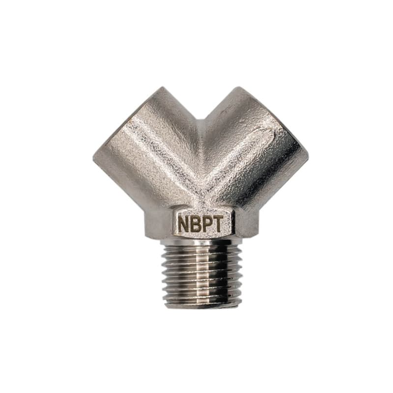 Фитинг латунный резьбовой Y-образный YWN — фото 3