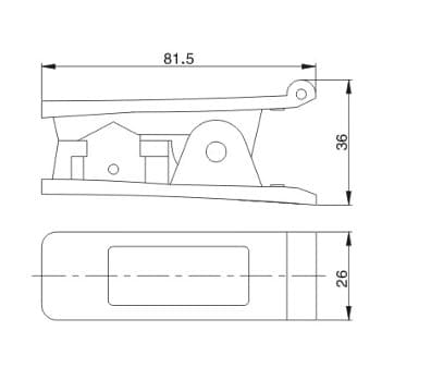 Нож для резки трубки TС- I красный — фото 2