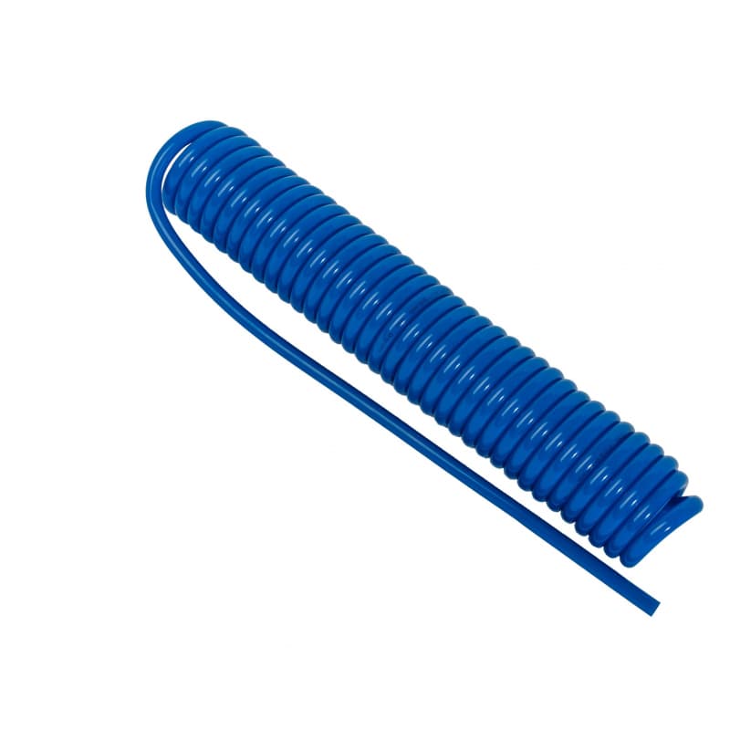 Трубка спиральная синяя PU — фото 1
