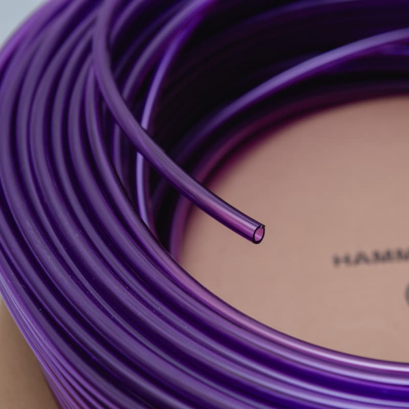 Трубка полиуретановая прозрачно-фиолетовая PU 98 — фото 2