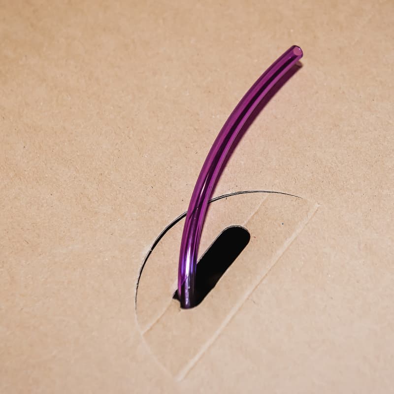 Трубка полиуретановая прозрачно-фиолетовая PU 98 — фото 3