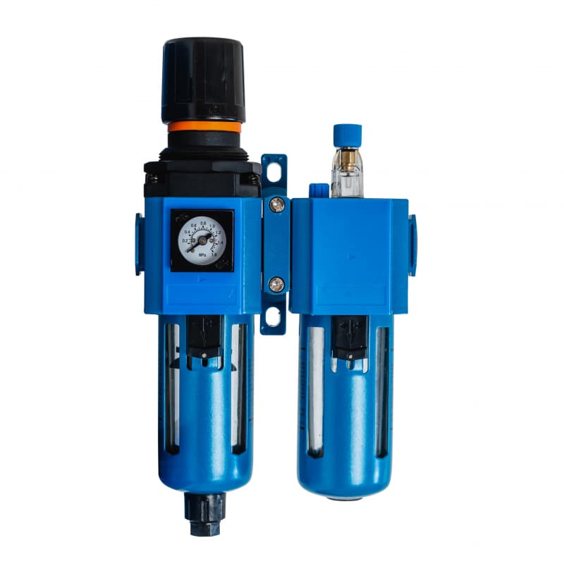 Фильтр-регулятор с манометром (1,6) и лубрикатором серии GFC — фото 1