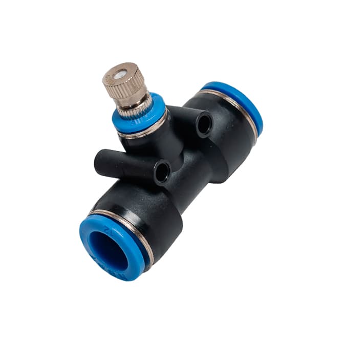 Фитинг цанговый Т-образный с форсункой PGT+Nozzle — фото 1